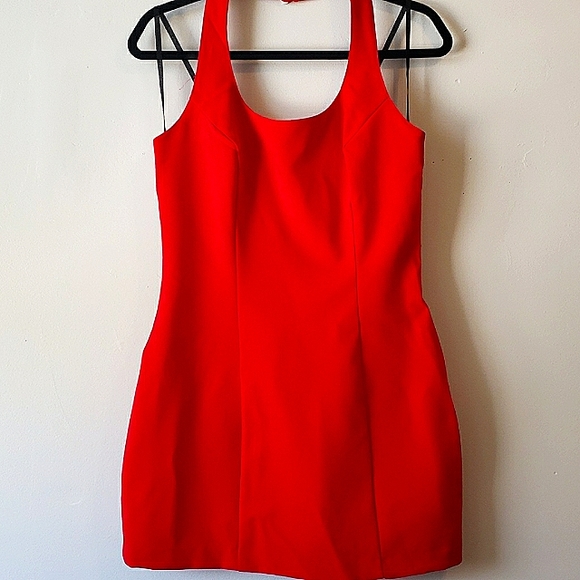 Contempo Casuals Dresses & Skirts - NWT Retro RED Contempo Casuals Halter Mini Dress 90s vintage